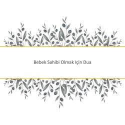 Bebek Sahibi Olmak Için Dua
