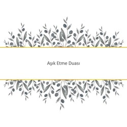 Aşık Etme Duası