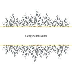Estağfirullah Duası
