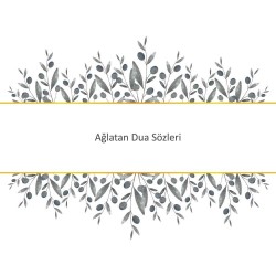 Ağlatan Dua Sözleri