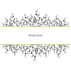 Ahzap Duası