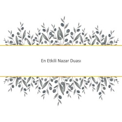 En Etkili Nazar Duası