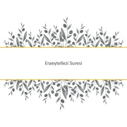 Eraeytellezi Suresi