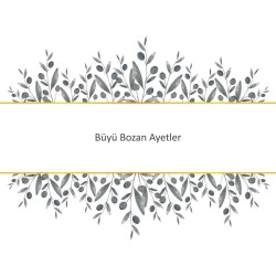 Büyü Bozan Ayetler