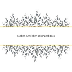 Kurban Kesilirken Okunacak Dua