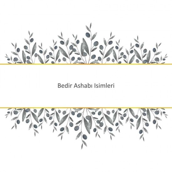 Bedir Ashabı Isimleri Bedir Ashabı Isimleri - Güçlü ve Etkili Dua