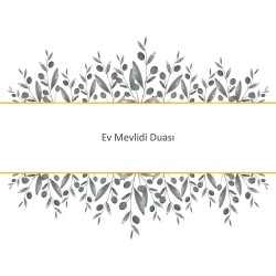 Ev Mevlidi Duası