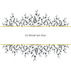 Ev Almak Için Dua