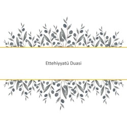 Ettehiyyatü Duasi