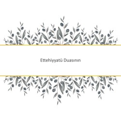 Ettehiyyatü Duasının