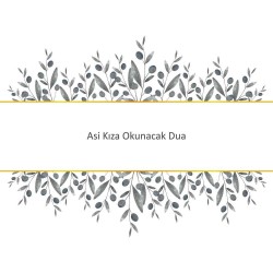 Asi Kıza Okunacak Dua