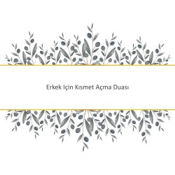 Erkek Için Kısmet Açma Duası