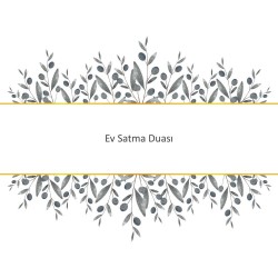 Ev Satma Duası