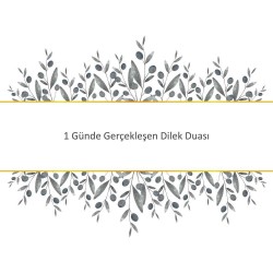 1 Günde Gerçekleşen Dilek Duası