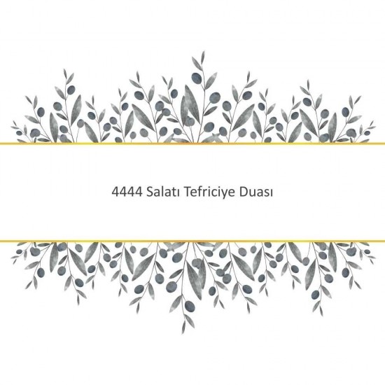 4444 Salatı Tefriciye Duası 4444 Salatı Tefriciye Duası - Güçlü ve Etkili Dua