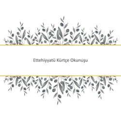 Ettehiyyatü Kürtçe Okunuşu