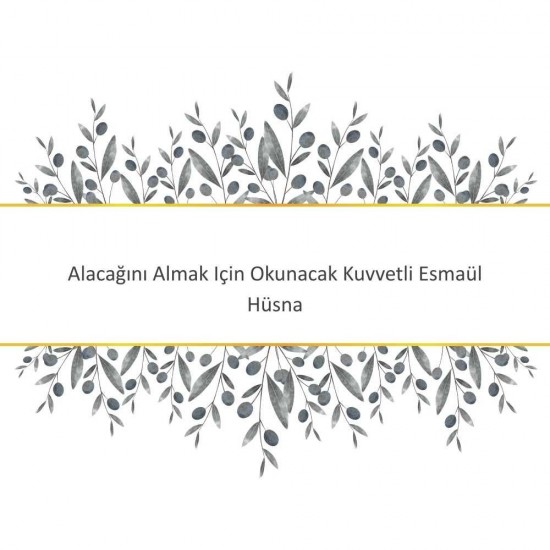 Alacağını Almak Için Okunacak Kuvvetli Esmaül Hüsna Alacağını Almak Için Okunacak Kuvvetli Esmaül Hüsna - Güçlü ve Etkili Dua