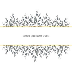 Bebek Için Nazar Duası