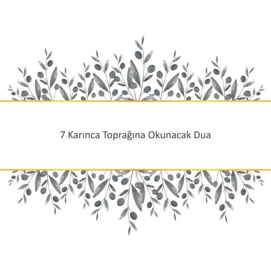 7 Karınca Toprağına Okunacak Dua 7 Karınca Toprağına Okunacak Dua - Güçlü ve Etkili Dua