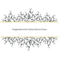 Peygamberimizin Büyü Bozma Duası