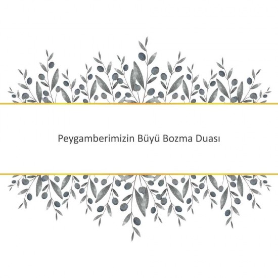 Peygamberimizin Büyü Bozma Duası Peygamberimizin Büyü Bozma Duası - Güçlü ve Etkili Dua