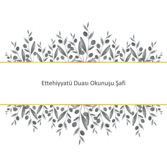 Ettehiyyatü Duası Okunuşu Şafi Ettehiyyatü Duası Okunuşu Şafi - Güçlü ve Etkili Dua