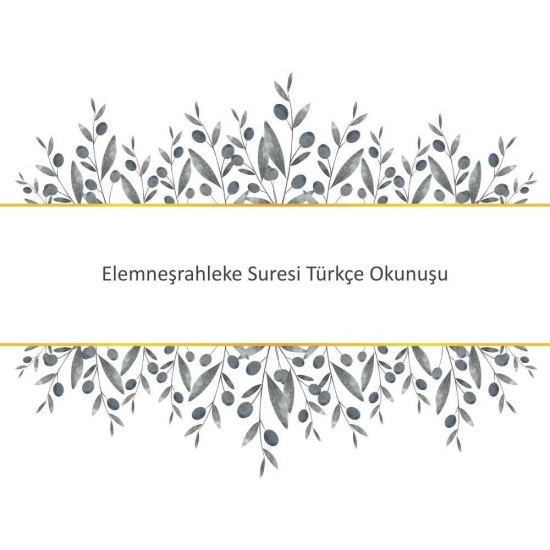 Elemneşrahleke Suresi Türkçe Okunuşu Elemneşrahleke Suresi Türkçe Okunuşu - Güçlü ve Etkili Dua