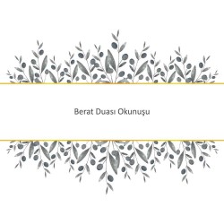 Berat Duası Okunuşu