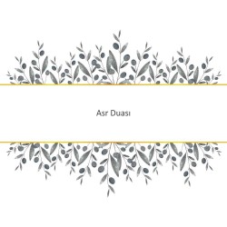Asr Duası