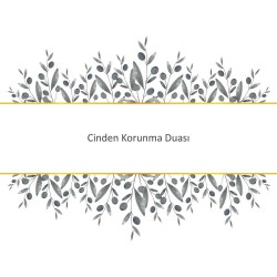 Cinden Korunma Duası