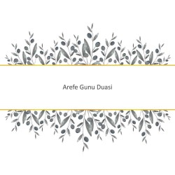 Arefe Gunu Duasi